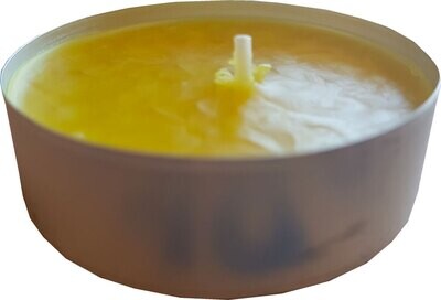 KIT MINI CANDELE ALLA CITRONELLA  cm 3,6x1,7h - confezione 25 pezzi