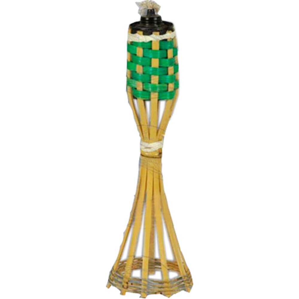 TORCIA IN BAMBOO CON BASE 35 cm