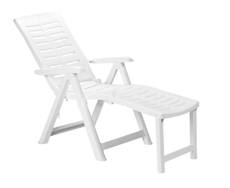 POLTRONA PIEGHEVOLE &#39;ARIZONA&#39; cm 60x108x109h - Col. Bianco