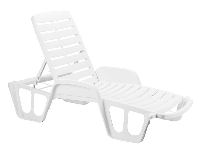 LETTINO IMPILABILE FISSO cm 71x192x100h - Col. Bianco
