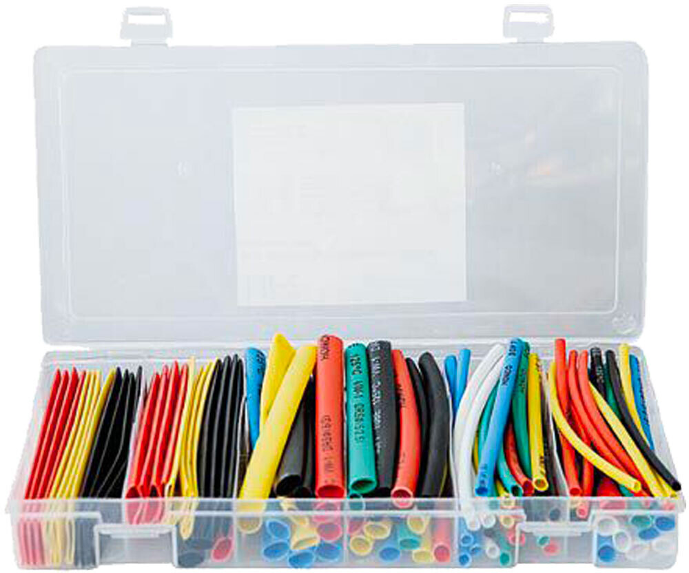 Set guaine termorestringenti multicolore conf. 100 pezzi