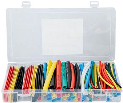 Set guaine termorestringenti multicolore conf. 100 pezzi