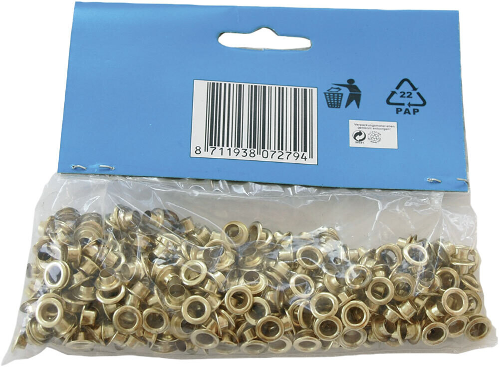 Occhielli  4 mm - confezione 100 pezzi