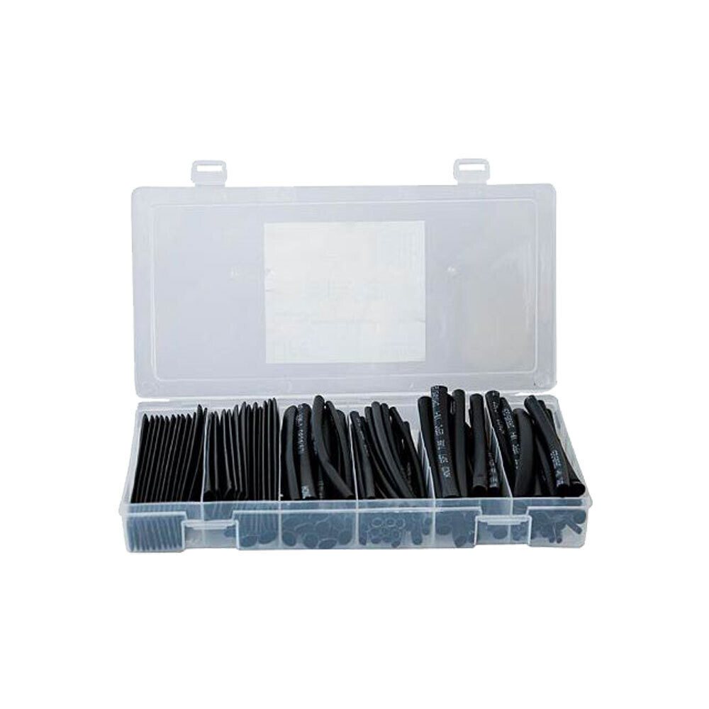 Set guaine termorestringenti nere conf. 100 pezzi