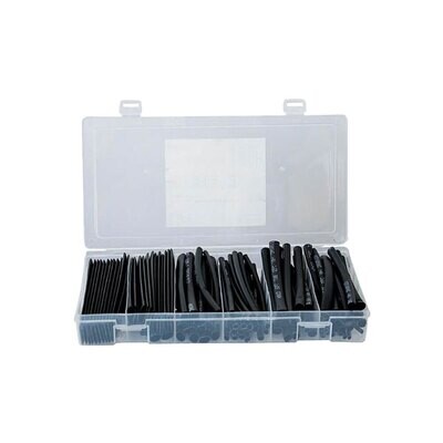 Set guaine termorestringenti nere conf. 100 pezzi