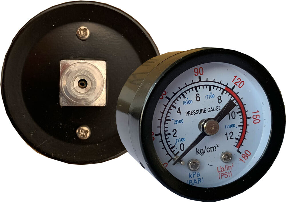 Manometro per compressore 24 LT IDEAL STAR silenziato