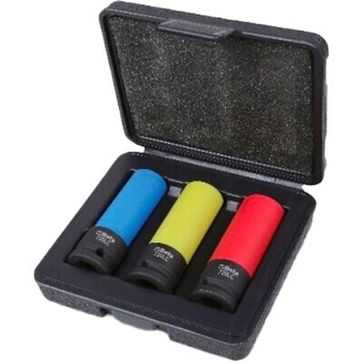 SET CHIAVI A BUSSOLA MACCHINA CON INSERTI POLIMERICI ART. 720LC/C3 BETA 3 pezzi (17-19-21 mm)
