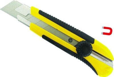 Cutter professionale METRICA &#39;RUBBER TOUCH&#39; 25 mm