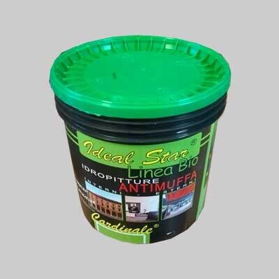 IDROPITTURA LAVABILE ANTIMUFFA IDEAL STAR 4 lt
