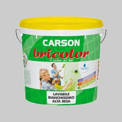 IDROPITTURA LAVABILE BIANCHISSIMO &#39;BRICOLOR&#39; 5 lt