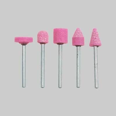 SERIE MOLE ABRASIVE &#39;PG&#39; 5 pezzi - gambo 3 mm