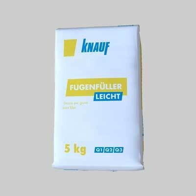 STUCCO IN POLVERE PER CARTONGESSO &#39;FUGENFUELLER LEICHT&#39; 5 kg