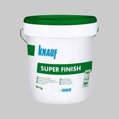 STUCCO IN PASTA &#39;SUPER FINISH&#39; KNAUF 6 kg