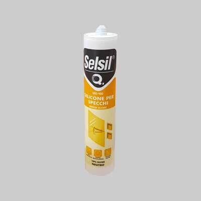 SILICONE NEUTRO PER SPECCHI QFAST 310 ml - Trasparente