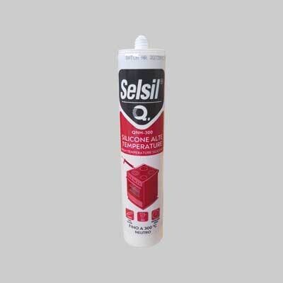 SILICONE ALTE TEMPERATURE QFAST 310 ml - Rosso
