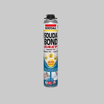 ADESIVO POLIURETANICO &#39;SOUDABOND EASY&#39; SOUDAL 750 ml - Pistola