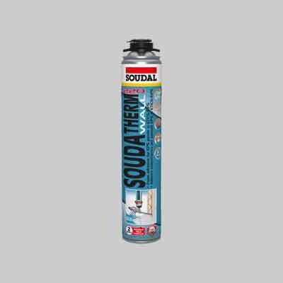 ADESIVO POLIURETANICO &#39;SOUDATHERM WALL&#39; SOUDAL 750 ml - Pistola