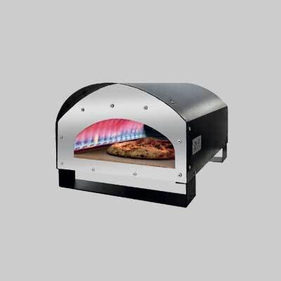 FORNO PORTATILE A GAS &#39;PERSEO&#39; cm 45x60x32h - Col. Nero