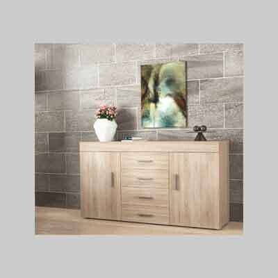 MOBILE MADIA &#39;SB2&#39; QUERCIA CHIARO cm 150x40x81h
