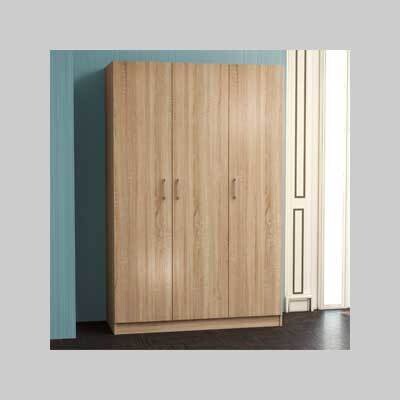 ARMADIO TRE ANTE &#39;AVA&#39; QUERCIA CHIARO cm 120x45x185h