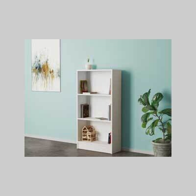 LIBRERIA &#39;LINEA 2&#39; BIANCA cm 58x25x110h