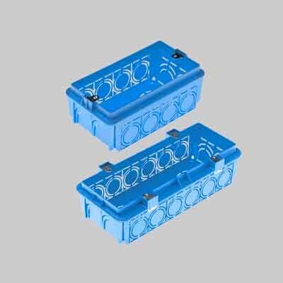 CASSETTA DA INCASSO 3 posti - 95x70X50 mm - 10 pz