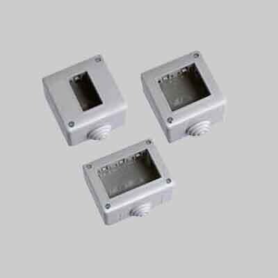 CONTENITORE DA PARETE PER APPARECCHI IP40 &#39;SOLAR&#39; 1 Posto