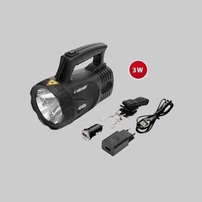 TORCIA A LED RICARICABILE &#39;ICARO&#39; 3 W - 170Lm - 6500K