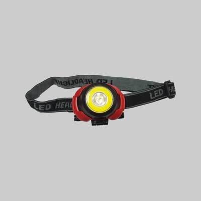 TORCIA DA TESTA LED  2W+1W - 100+80Lm