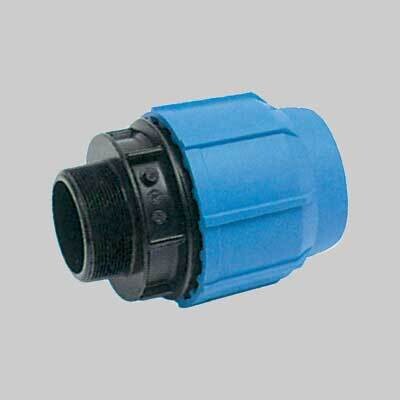RACCORDO MASCHIO PP  16x1/2&quot;