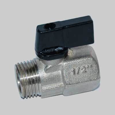 MINIVALVOLA A SFERA M.F. 3/8&quot;