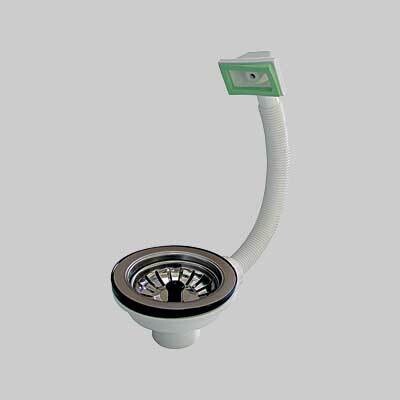 PILETTONE PER LAVELLO INOX CTP  90 mm - Att. 1&quot;1/2