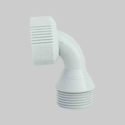 RACCORDO CURVO PER TUBO SCARICO LAVATRICE 3/4&quot; x 3/4&quot;