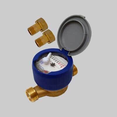 CONTATORE A SECCO 8 RULLI USF &#39;SISMA&#39; &#39;Attacco 1/2&quot;