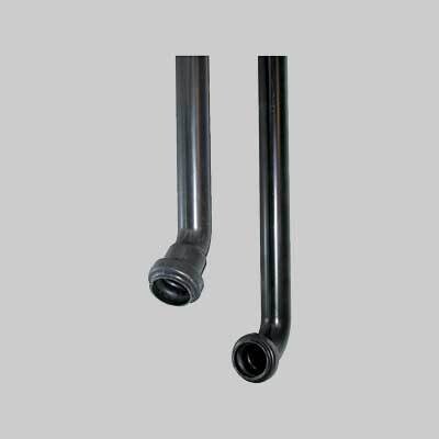 TUBO DI CACCIATA AD INCASSO PER CASSETTE ALTE 180 cm - con morsetto -  30-32 mm