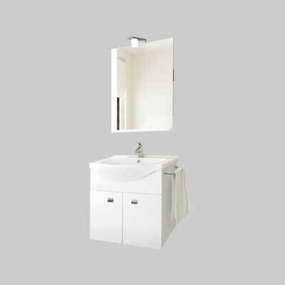 Mobile bagno sospeso &#39;EMMA 55&#39; cm 56,5x42,5x137h