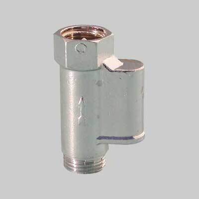 VALVOLA DI SICUREZZA PER SCALDACQUA VERTICALE 1/2&quot; M.F.