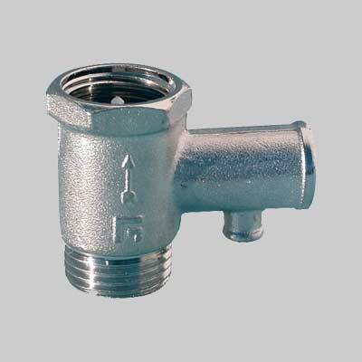 VALVOLA DI SICUREZZA PER SCALDACQUA 1/2&quot; M.F.
