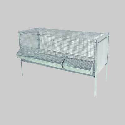 GABBIA PIEGHEVOLE PER POLLI &#39;LUXURY&#39; cm 140x50x80h