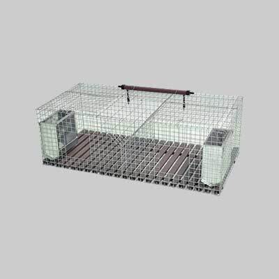 GABBIA PER CONIGLI FATTRICI due fori cm 100x50x34h