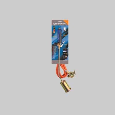 Cannello da riscaldo C/LEVA IN KIT KEMPER 63 cm - Bruciatore  45 mm - Tubo 5 mt