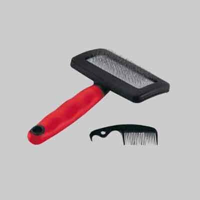 SPAZZOLA CARDATRICE PER CANI E GATTI Tg. S - cm 15x7,3x3,3h