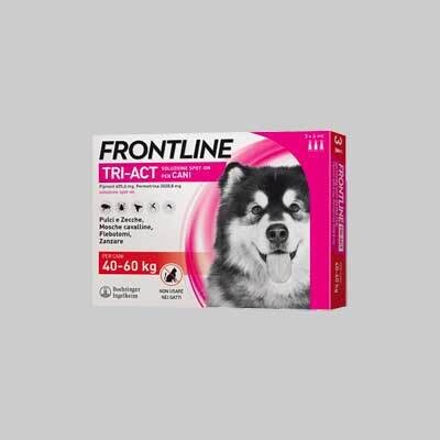 ANTIPARASSITARIO &#39;TRI-ACT&#39; FRONTLINE cani 2/5 kg - 3 pipette