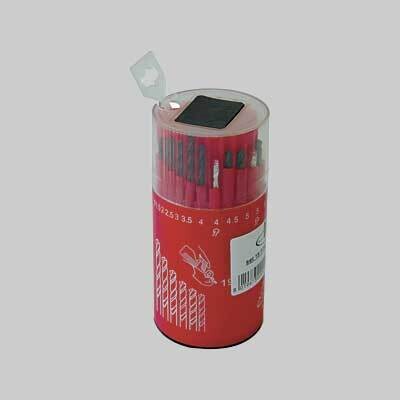 Serie punte &#39;RULLATE&#39; per ferro 19 pezzi - 1 - 10 mm