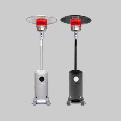 STUFA A GAS &#39;FUNGO&#39; 12000 Watt - colore nero