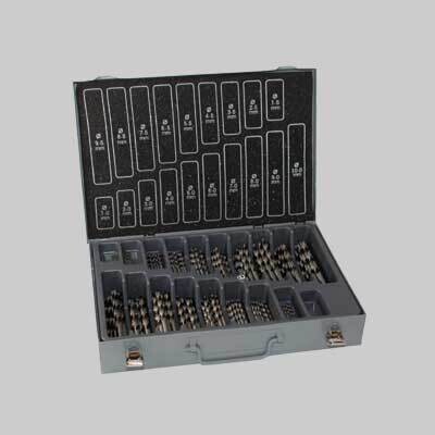 SERIE PUNTE &#39;FRESATE&#39; PER FERRO 170 pezzi - 1 - 10 mm x 0,50