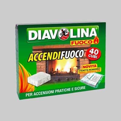 ACCENDIFUOCO &#39;DIAVOLINA&#39; 40 cubi