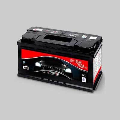 BATTERIA PER AUTO &#39;HIGH-CAR&#39; 45Ah DX - spunto 340A - mm 207x175x175h