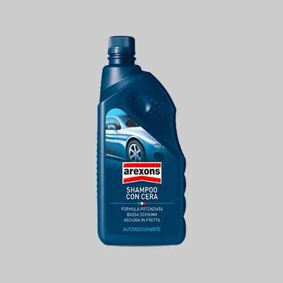 SHAMPOO AUTO CON CERA AUTOASCIUGANTE AREXONS 1 lt