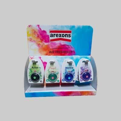 PROFUMATORE &#39;MY WORLD IS GEL&#39; ESPOSITORE DA BANCO AREXONS 24 pezzi